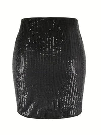 After-Dark Sequin Mini Skirt