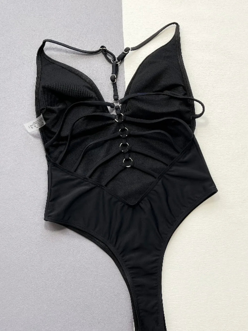 Riviera Plunge Cut-Out Swimsuit