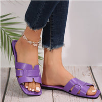 Minimalist Woven Slider Sandals
