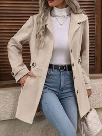 Belted Longline Trench Coat