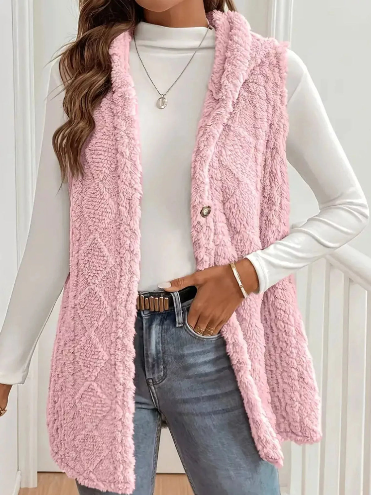 Snug Sherpa Hooded Gilet