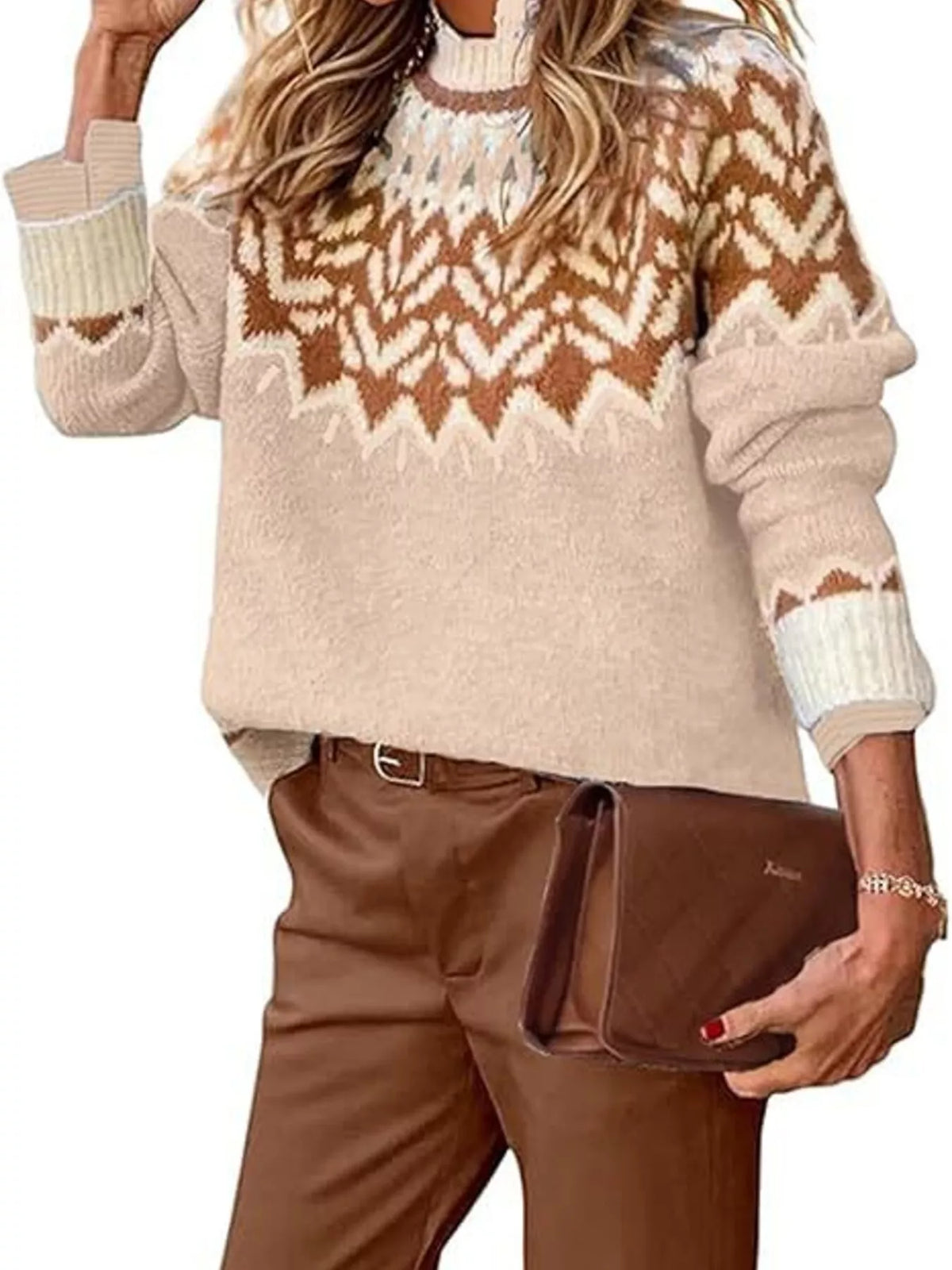 Cosy Fair Isle Knit Jumper