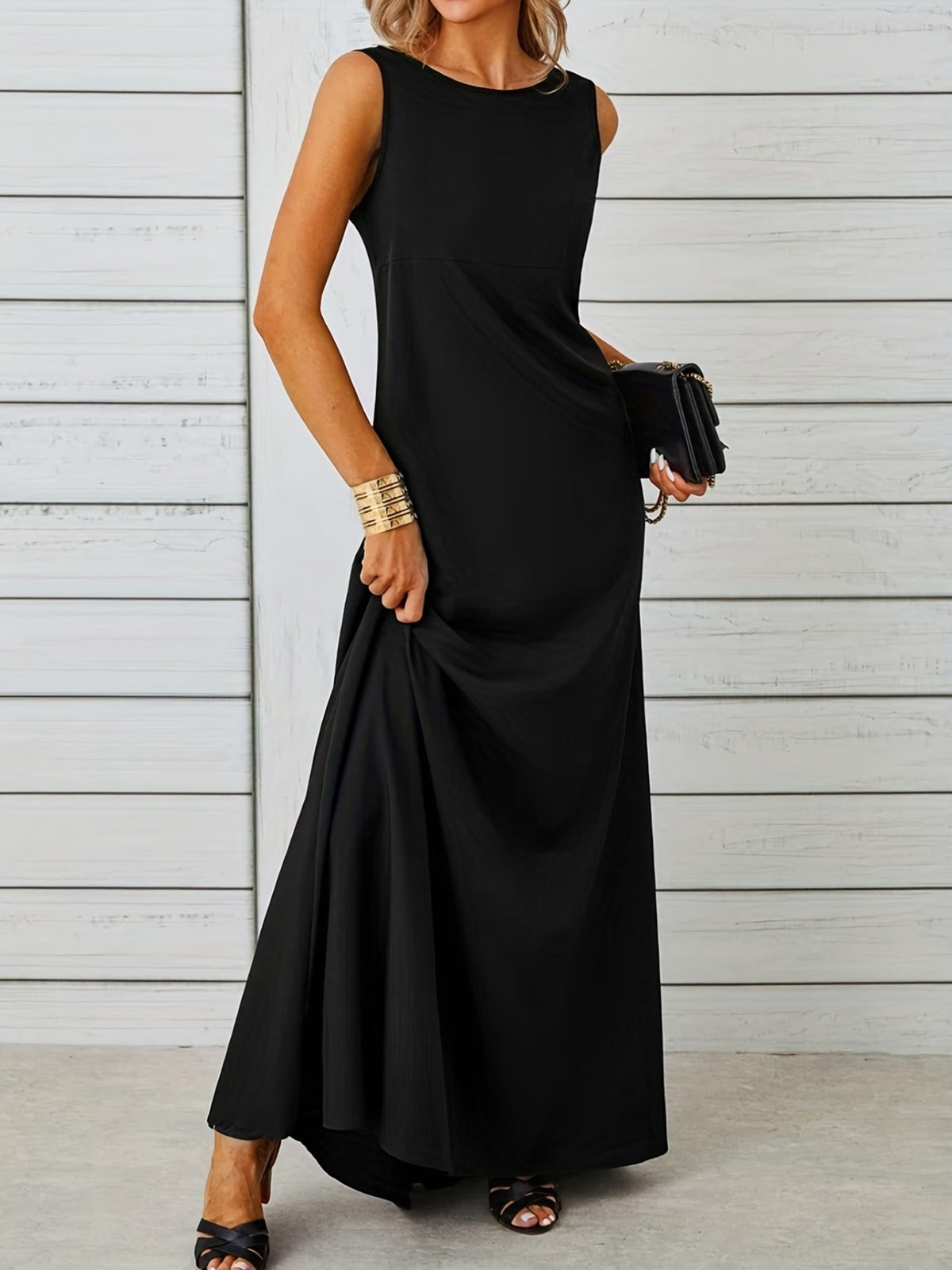 Breezy Sleeveless Maxi Dress