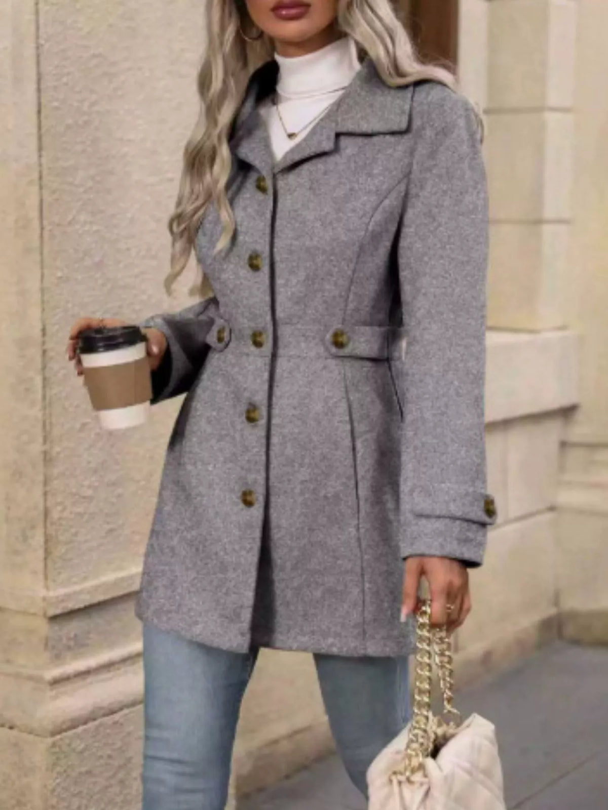 Belted Longline Trench Coat