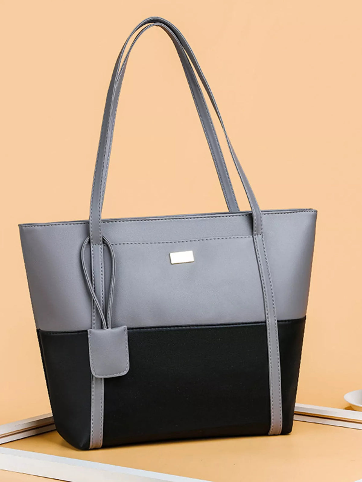 Coastal Two-Tone Tote Bag