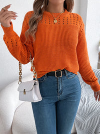 Openwork Cable-Knit Jumper